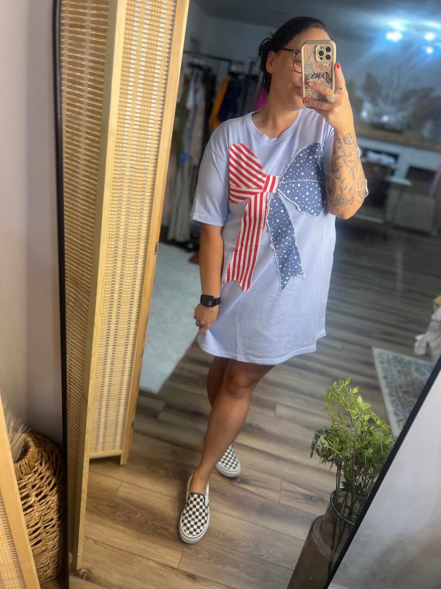 Patriotic T shirt Dress