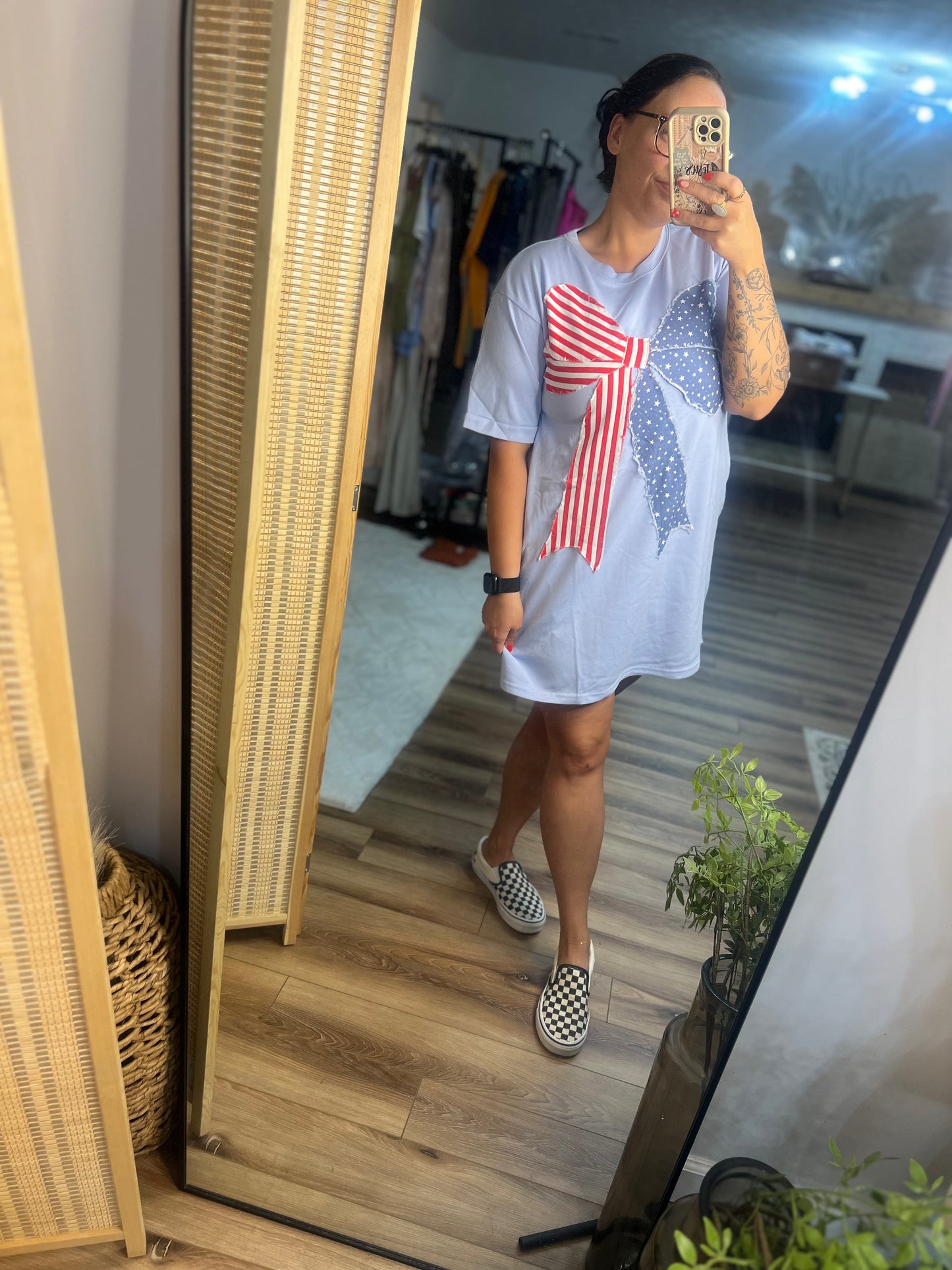 Patriotic T shirt Dress