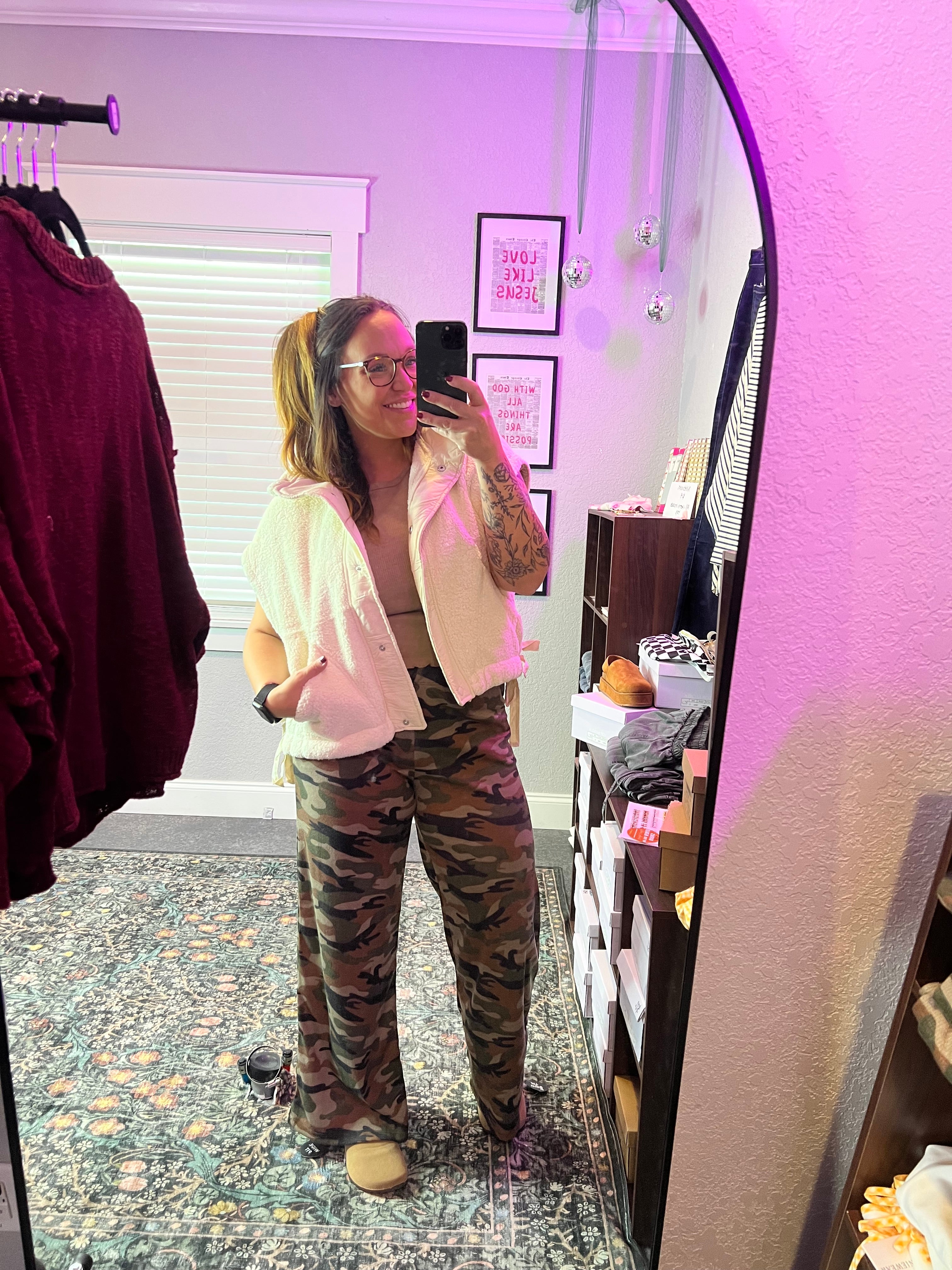 Oversized Teddy Vests