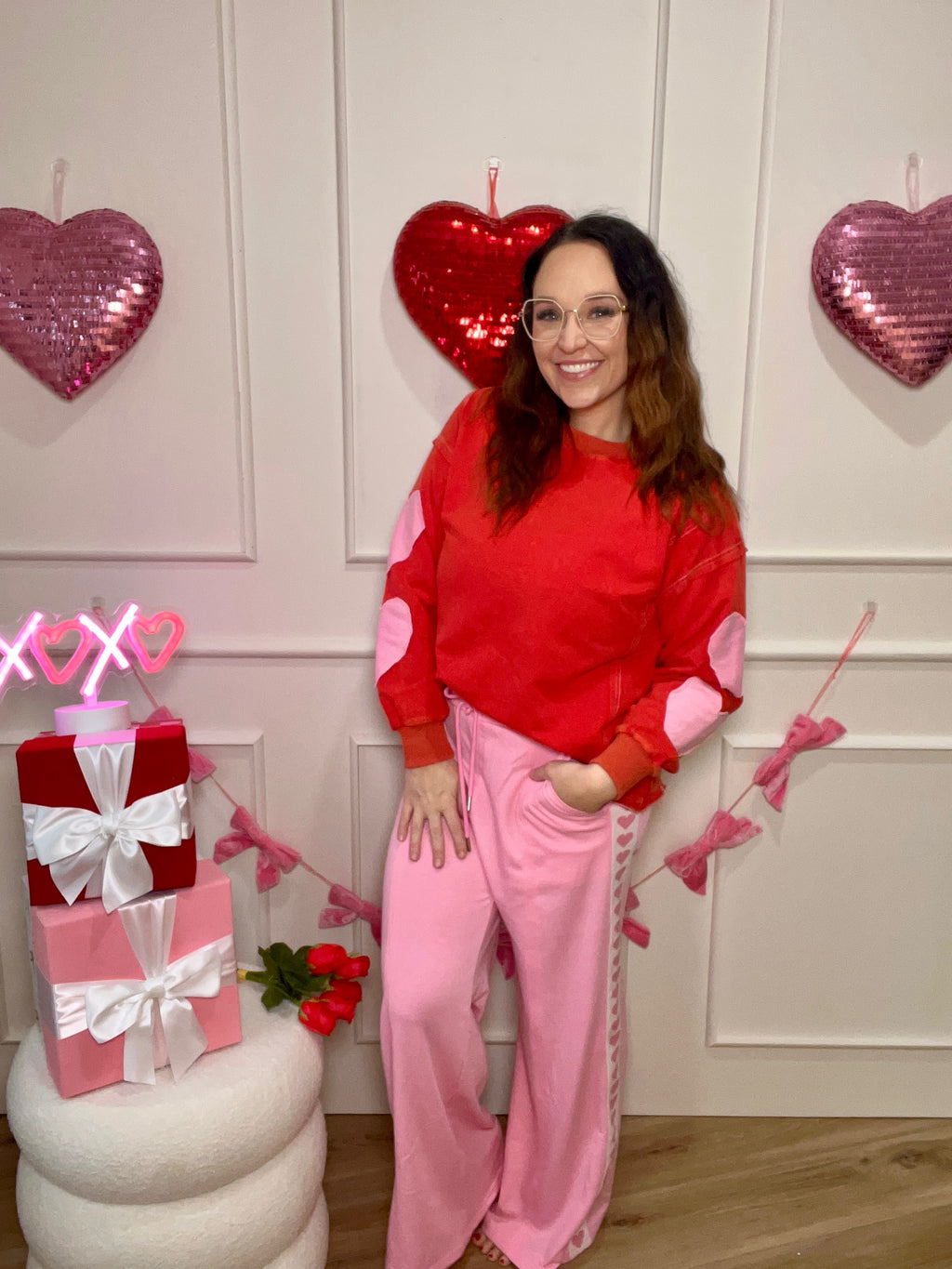 Heart Track Wide Pants