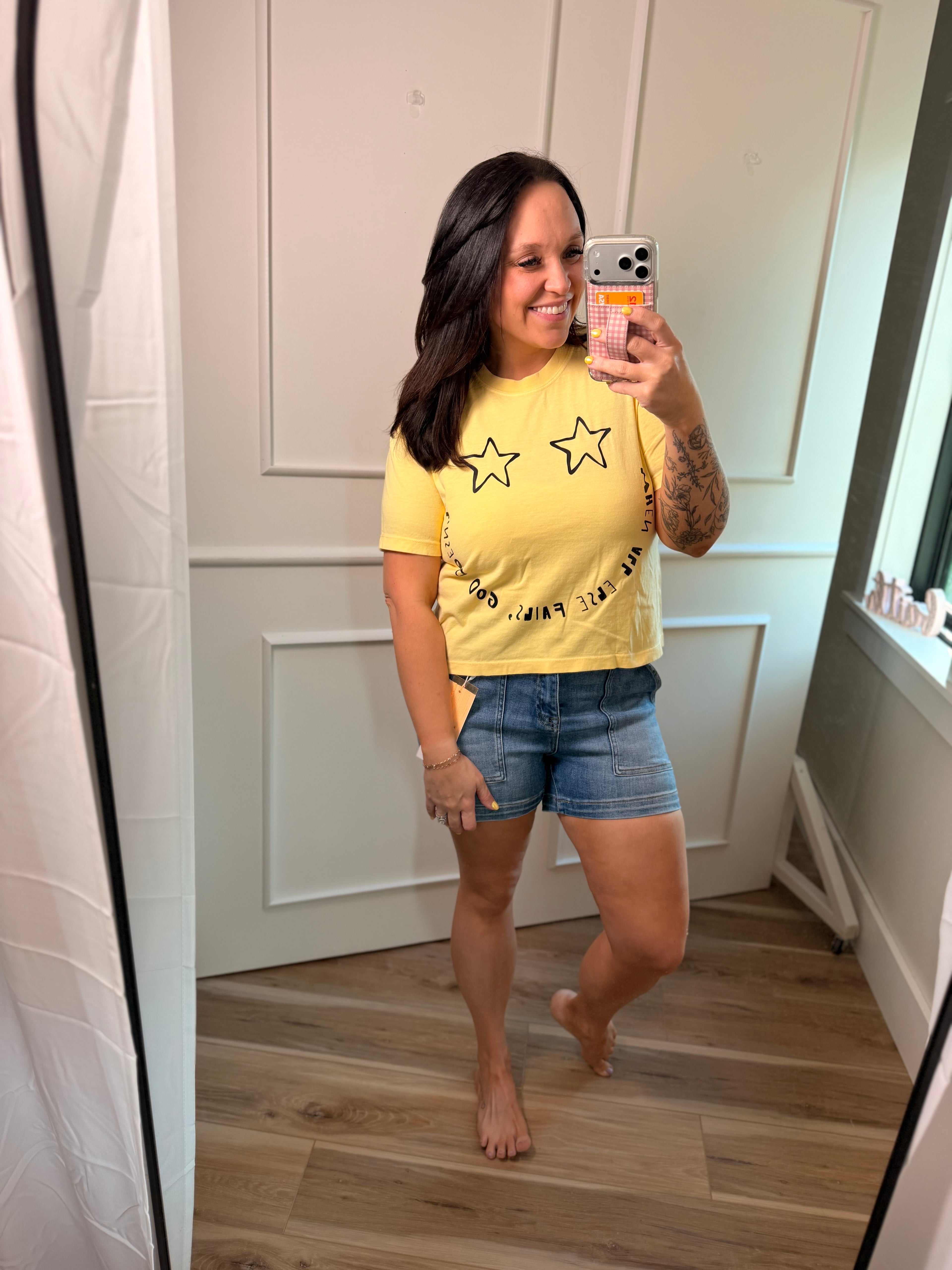 God Never Fails Crop Tee