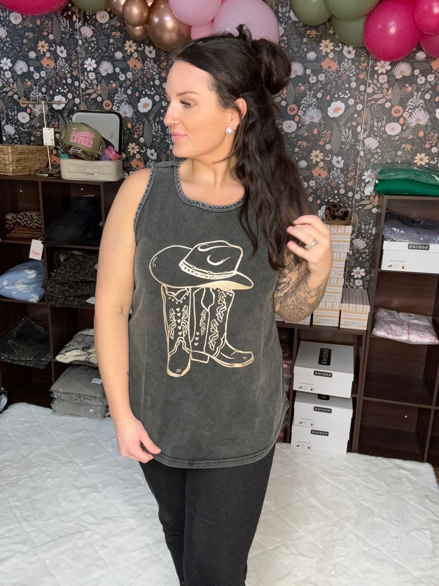 Cowgirl Muscle Tank