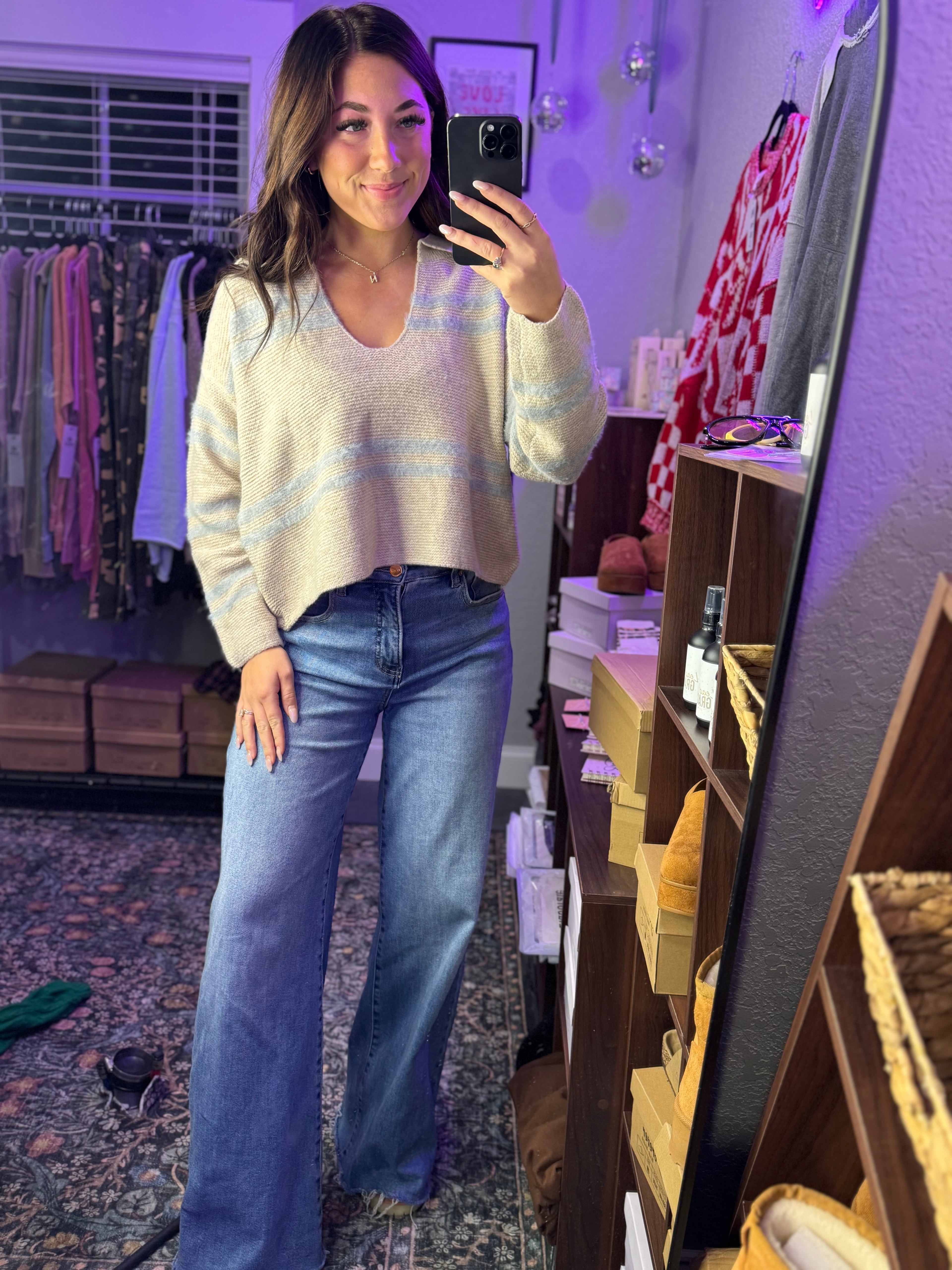 Winter Shoreline Sweater