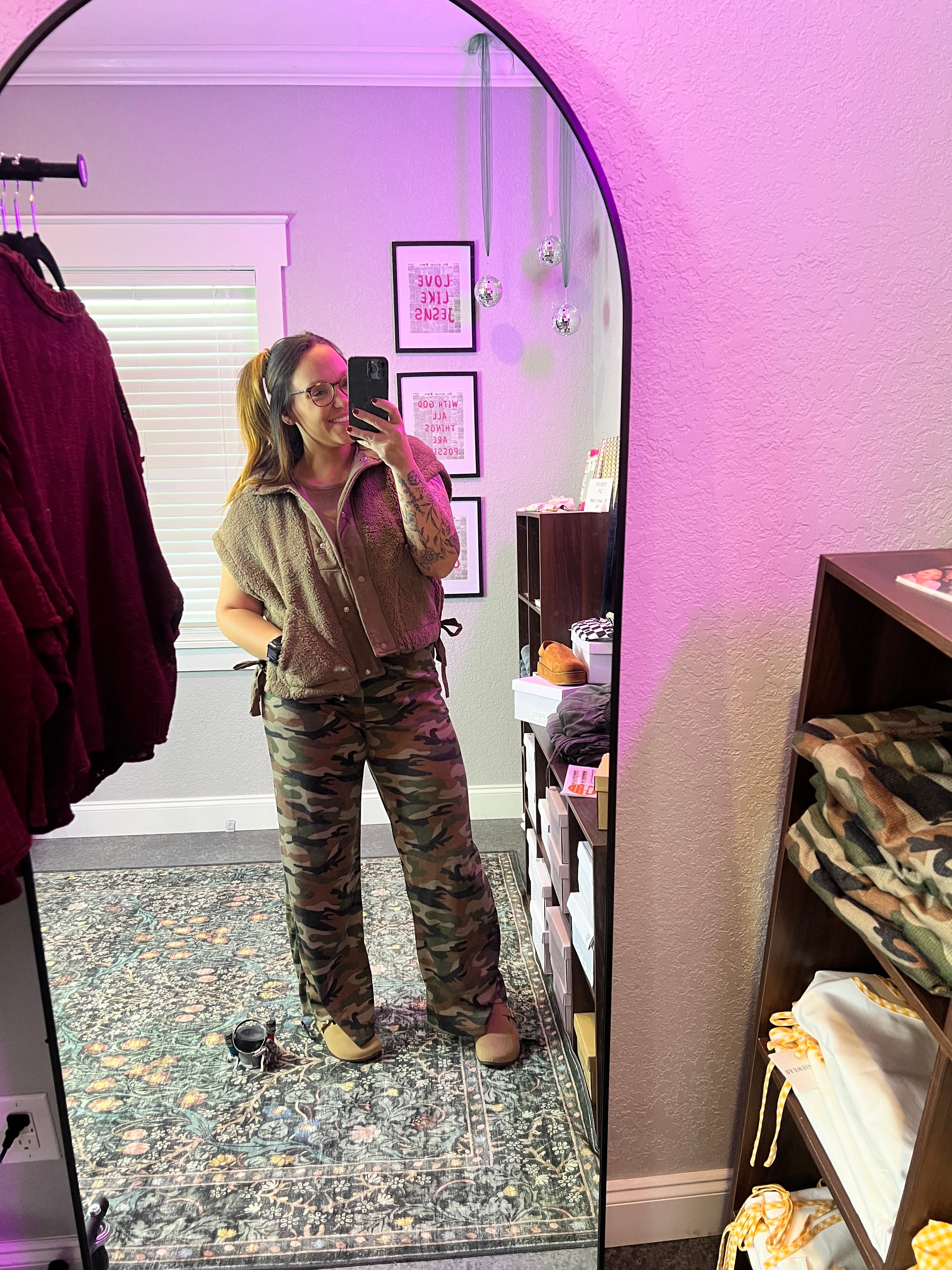 Oversized Teddy Vests