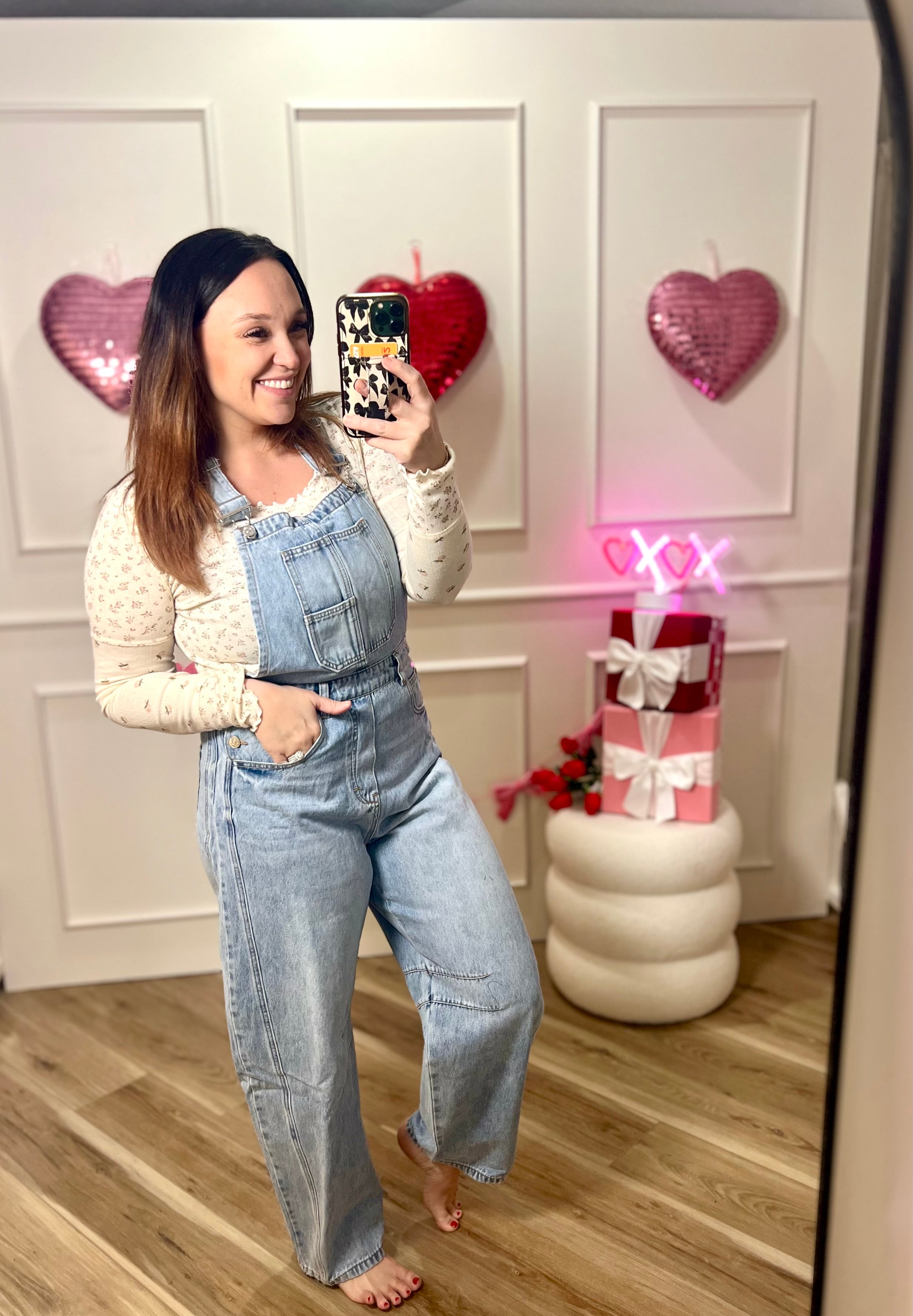 Babe Barrel Style Overalls