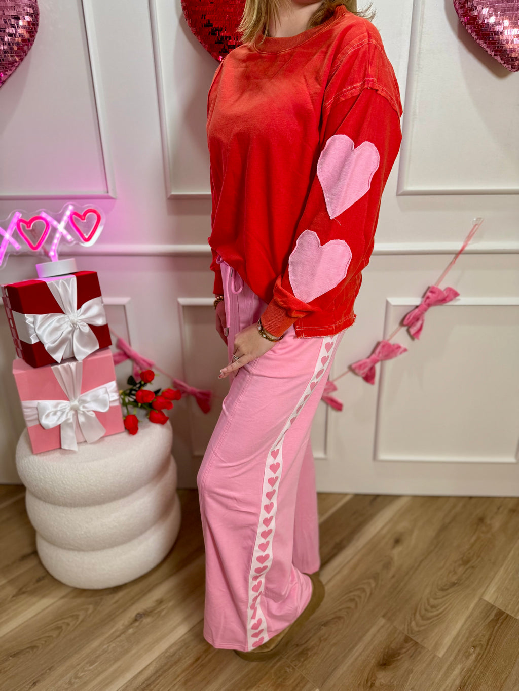 Heart Track Wide Pants
