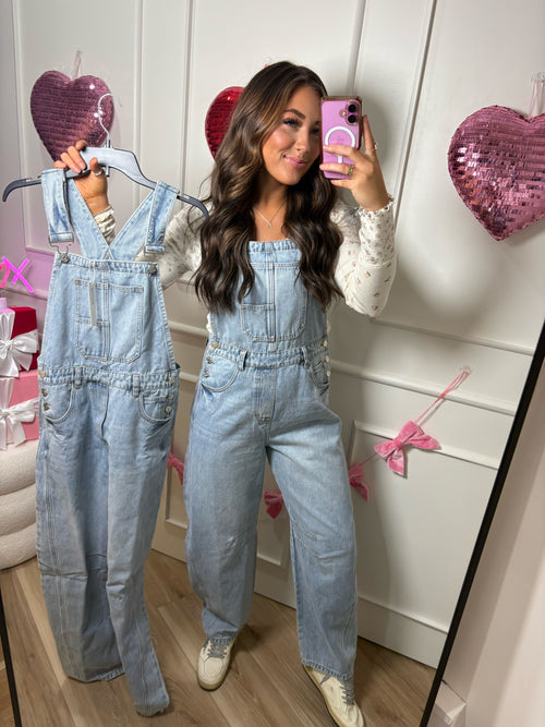 Babe Barrel Style Overalls