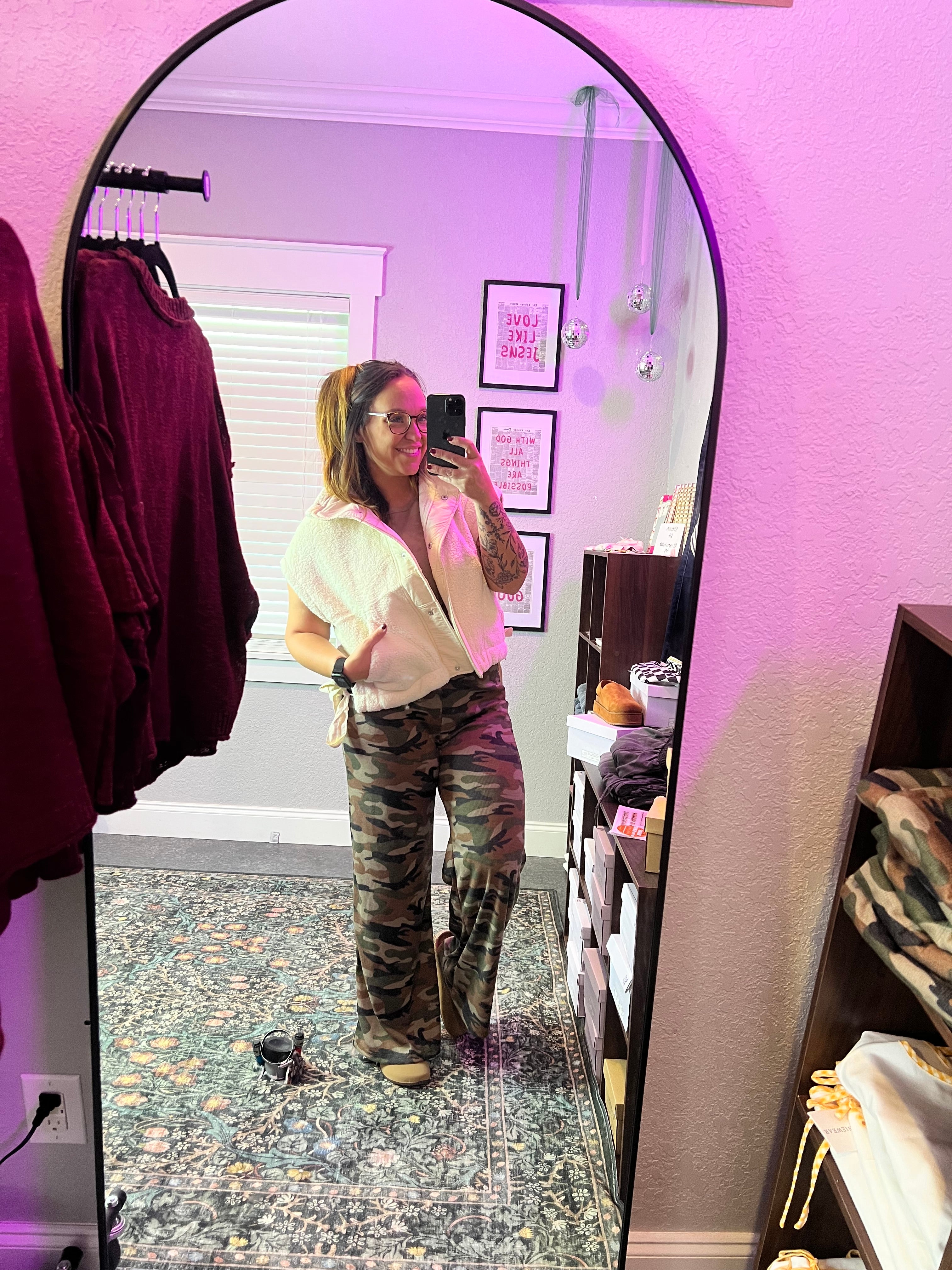 Oversized Teddy Vests