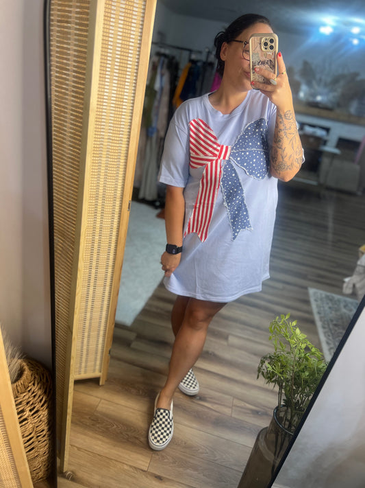 Patriotic T shirt Dress