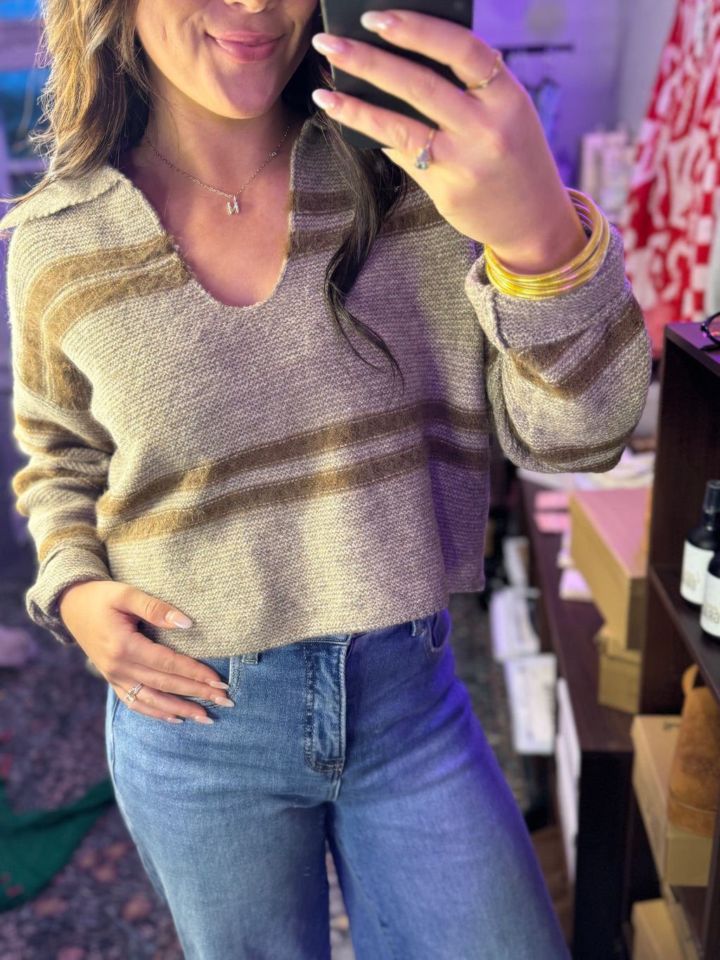 Winter Shoreline Sweater