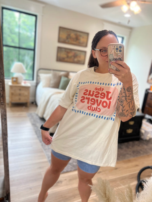 Jesus Lover Oversized Tee