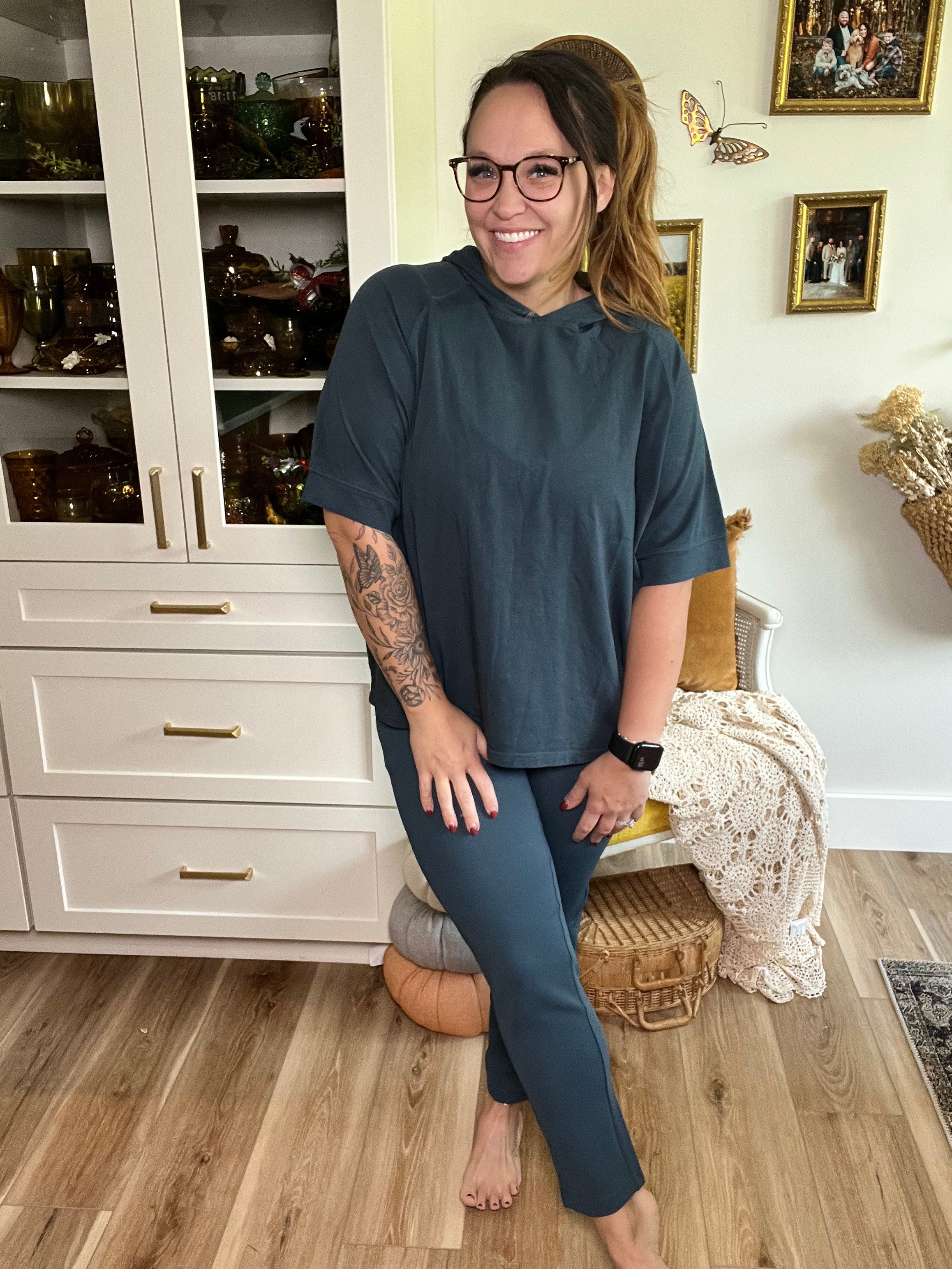 Oversized Raglan Hoodie