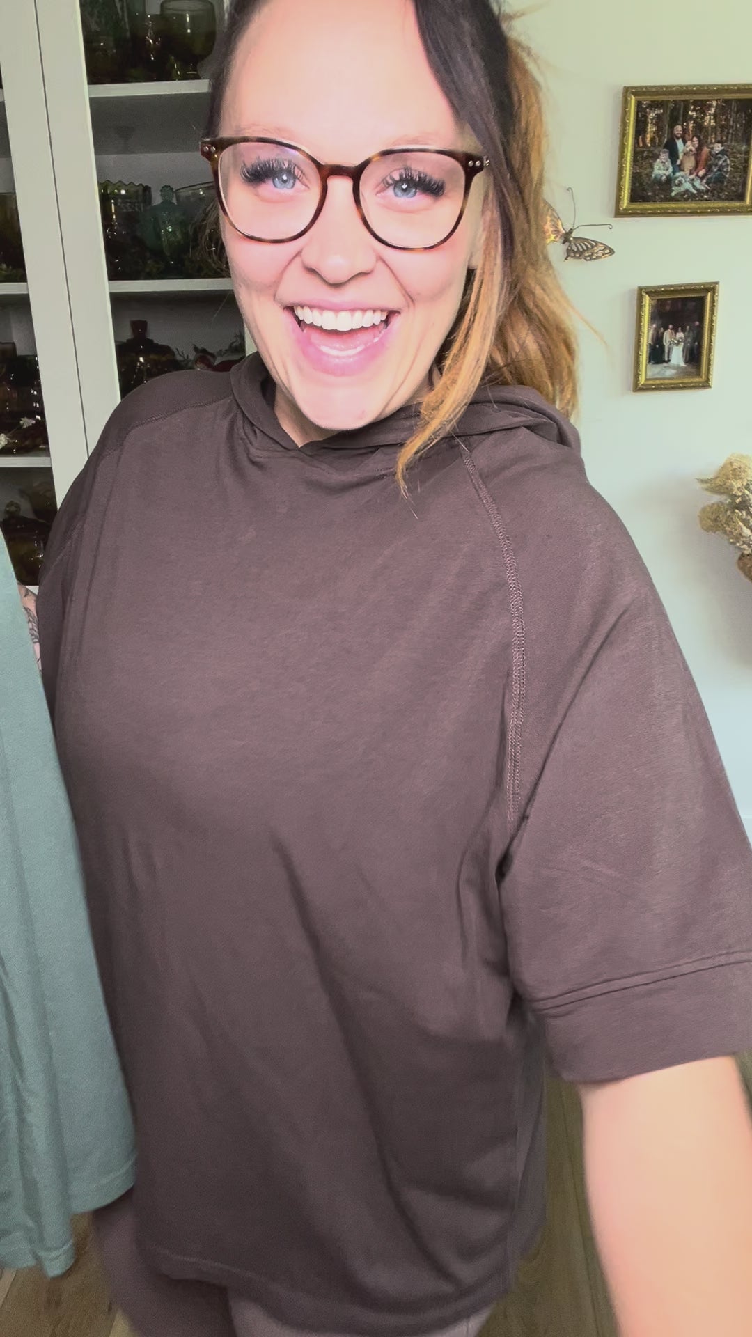 Oversized Raglan Hoodie